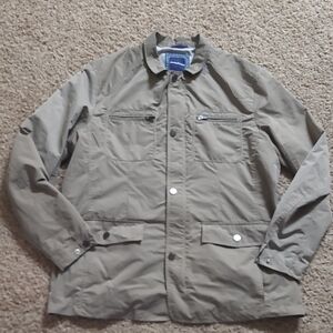 Tommy Bahama Men's Lightweight Field Jacket - Tan Size Xlarge